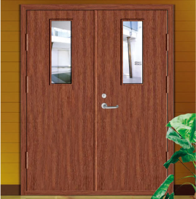 木质工艺面漆防火门